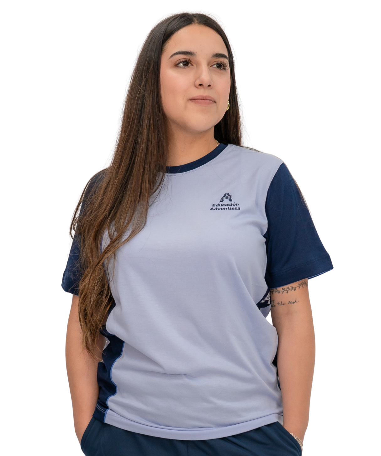 POLERA DEPORTIVA MANGA CORTA COLEGIO ADVENTISTA - Imagen 5