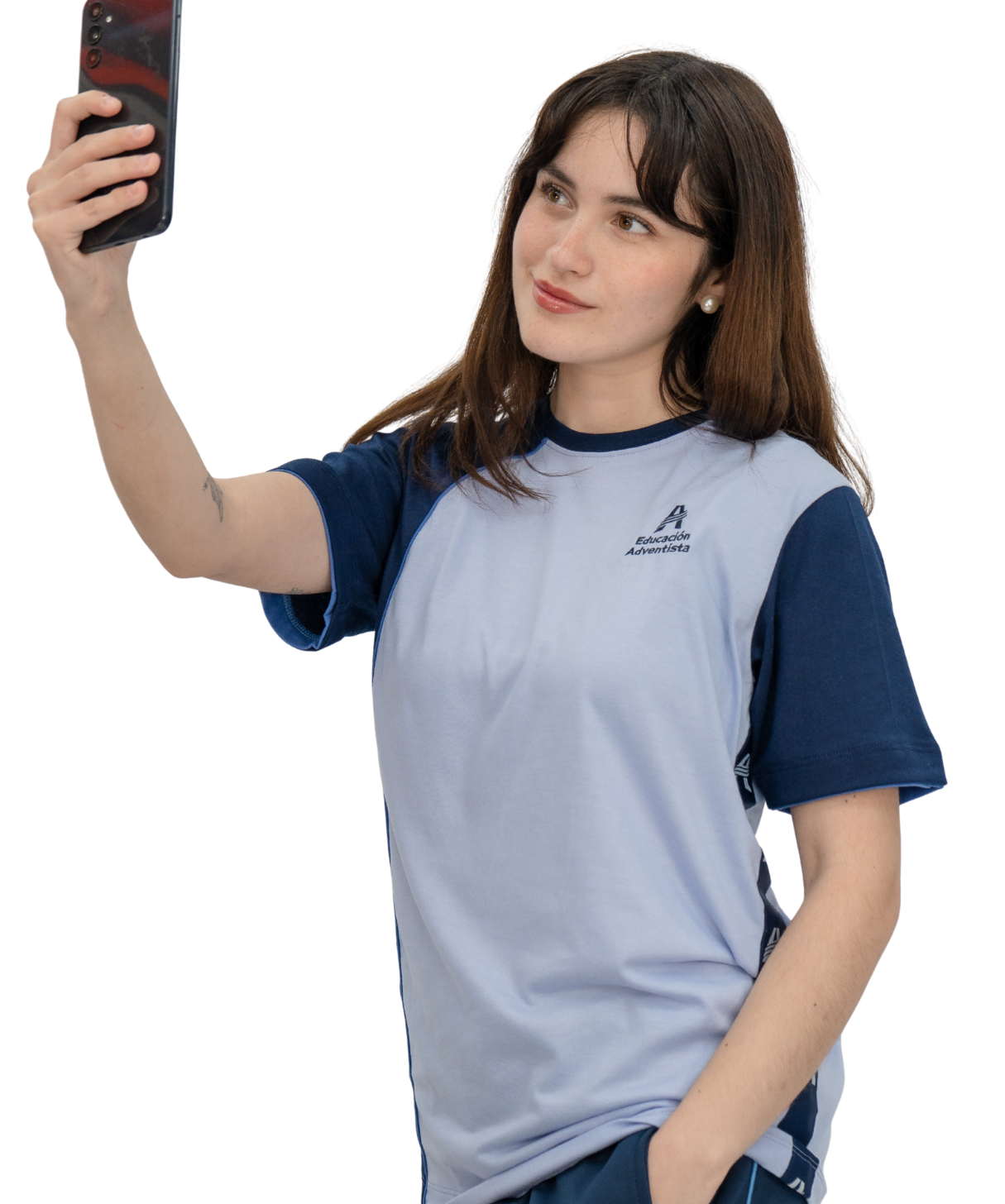 POLERA DEPORTIVA MANGA CORTA COLEGIO ADVENTISTA - Imagen 3