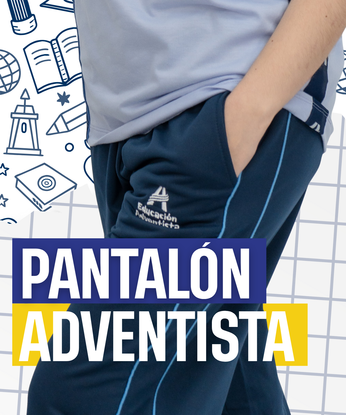PANTALON DEPORTIVO COLEGIO ADVENTISTA
